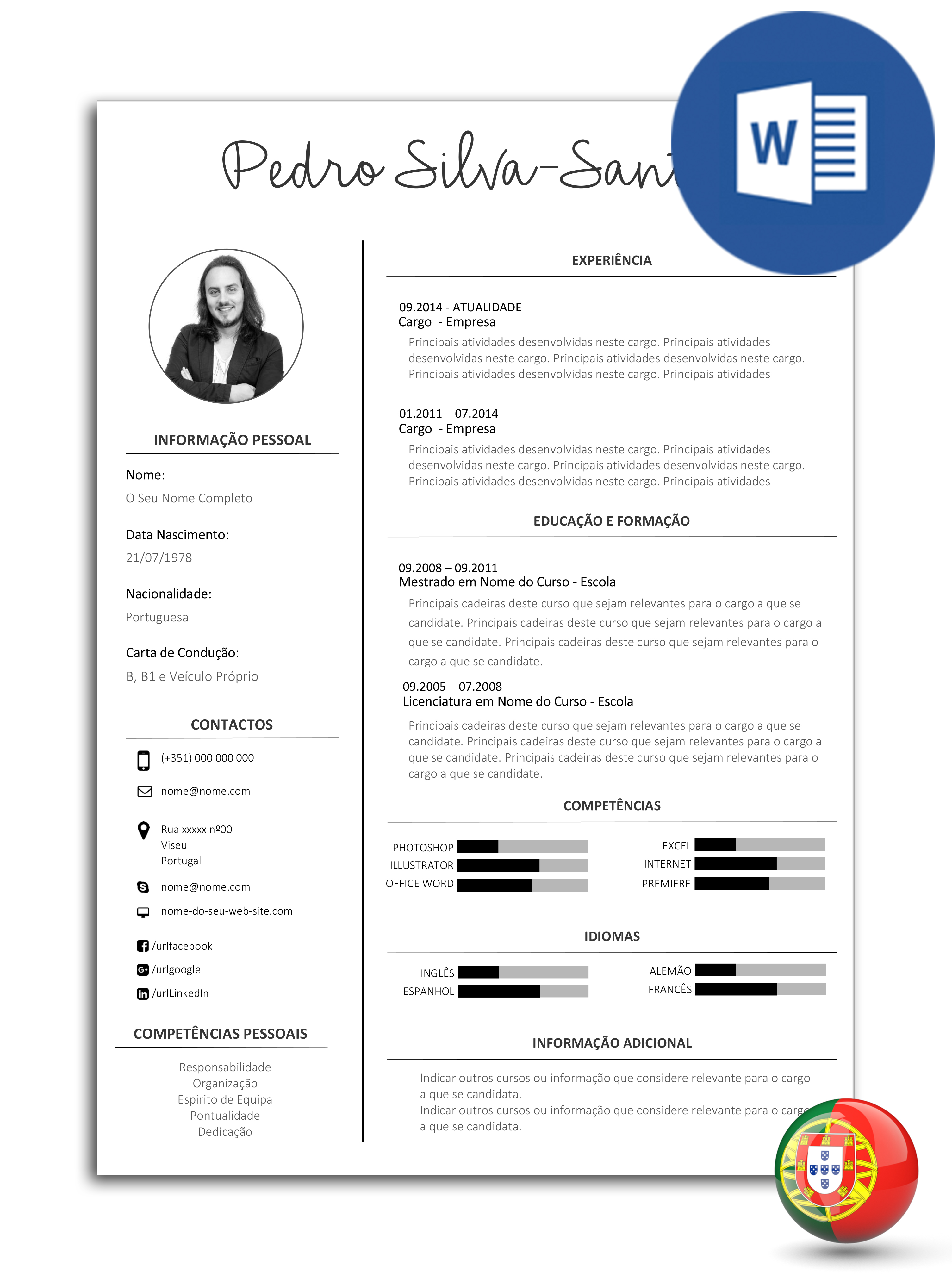 Curriculum Vitae Modelo Word Modelo De Curriculum Vitae Modelos De Riset