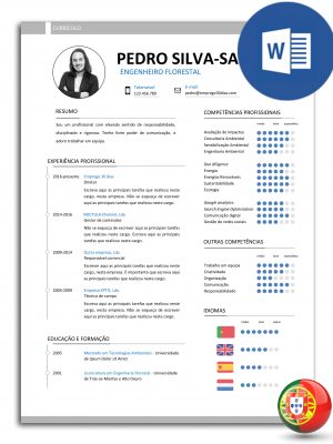 CV-PSS-E30D-007 - modelo de curriculo editavel em word