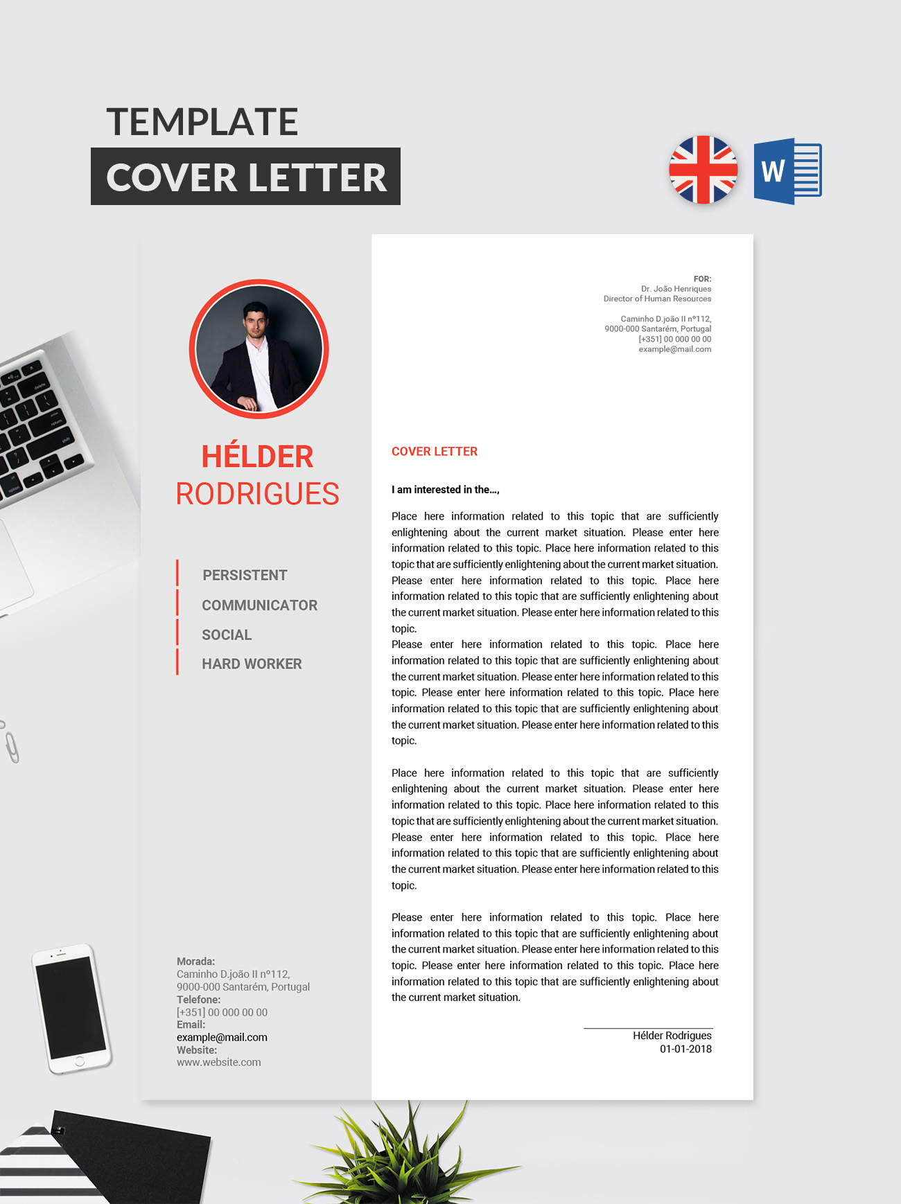 Cover letter model